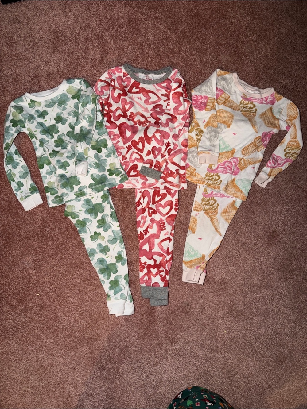 3 Kids Print Pajama Set - Soft Long Sleeve Two-Piece